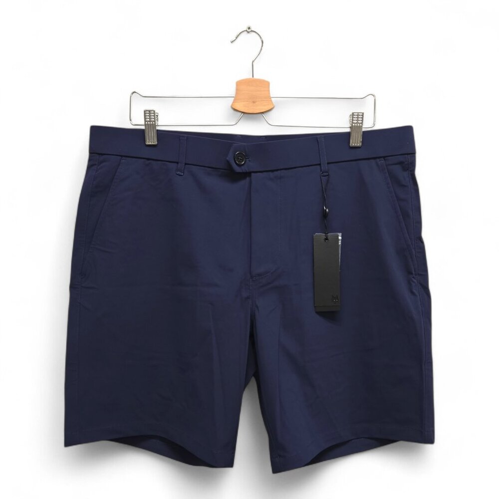 Greyson Men's Montauk Performance Solid Golf Shorts Size 36 Navy NWT
